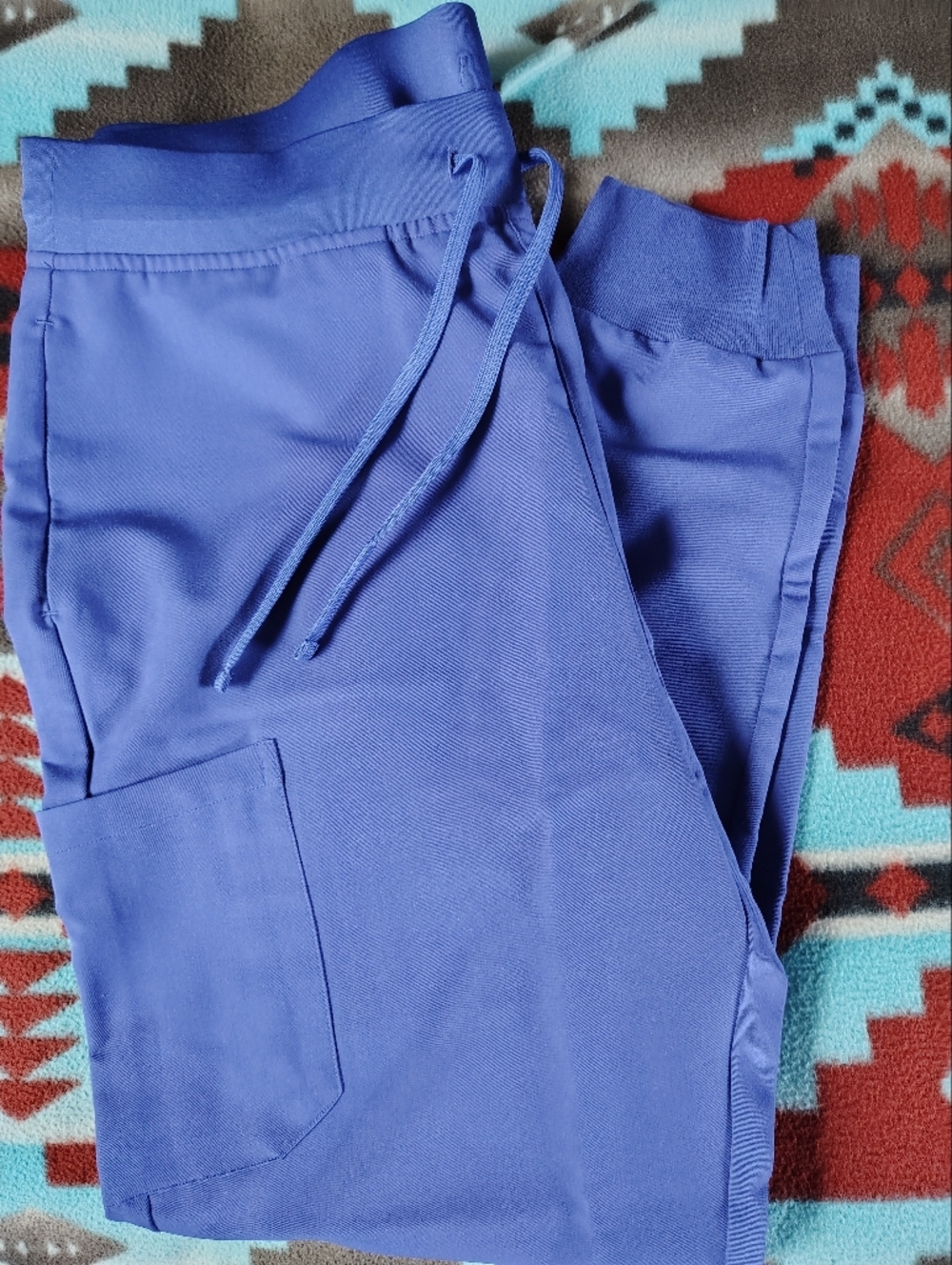 Mandala Grape Jogger Scrubs